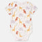 JF White Animal Printed Romper (Tag-cut) BS6118B
